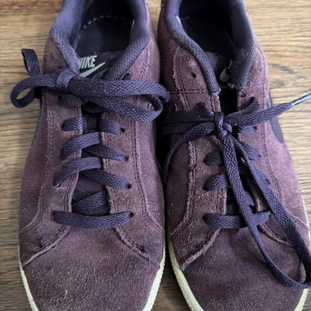 Nike Court Royale Suede Port Wine Burgundy Sneakers Men’s 8.5 Casual Shoes